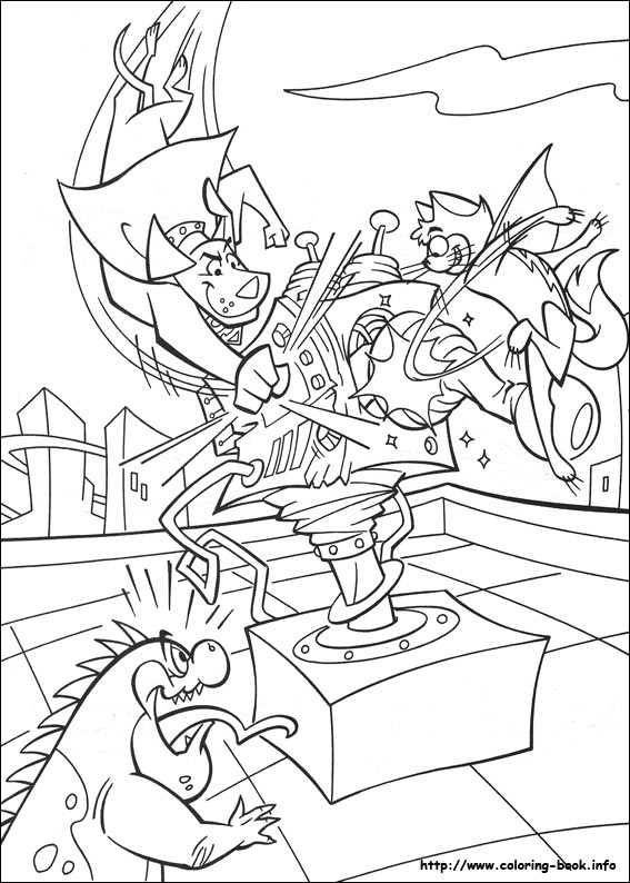 Krypto coloring picture