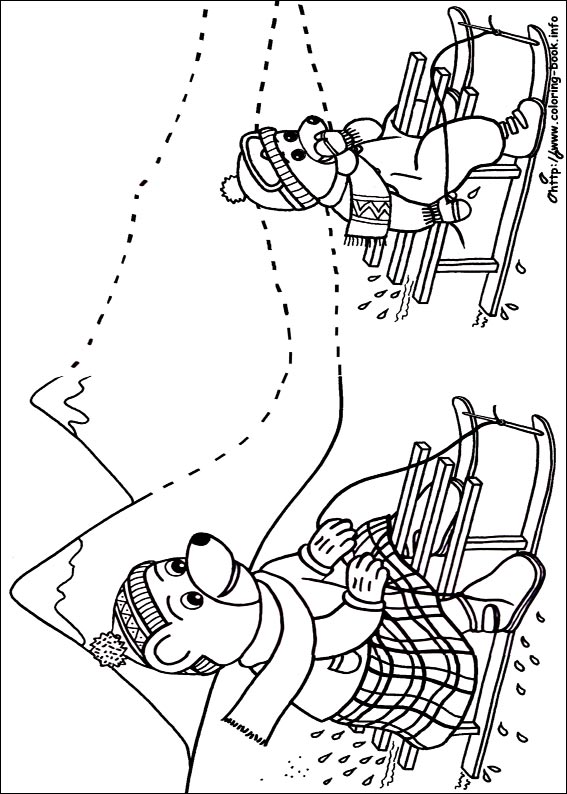 Little Brown Bear coloring picture