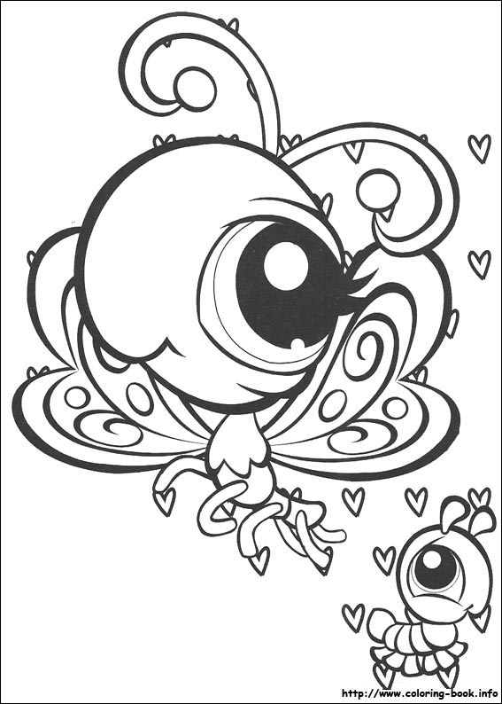 Littlest Pet Shop coloring picture