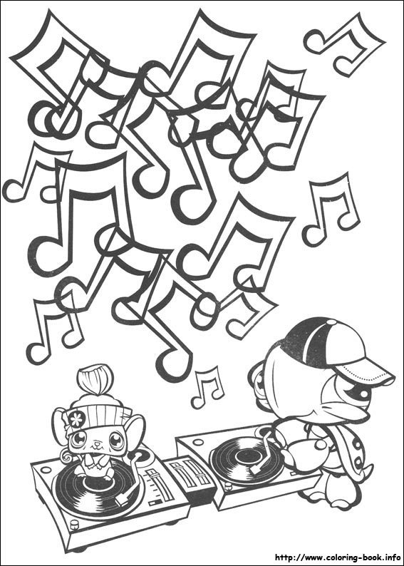Littlest Pet Shop coloring picture