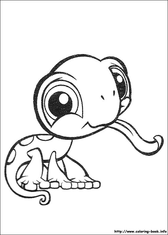 Littlest Pet Shop coloring picture