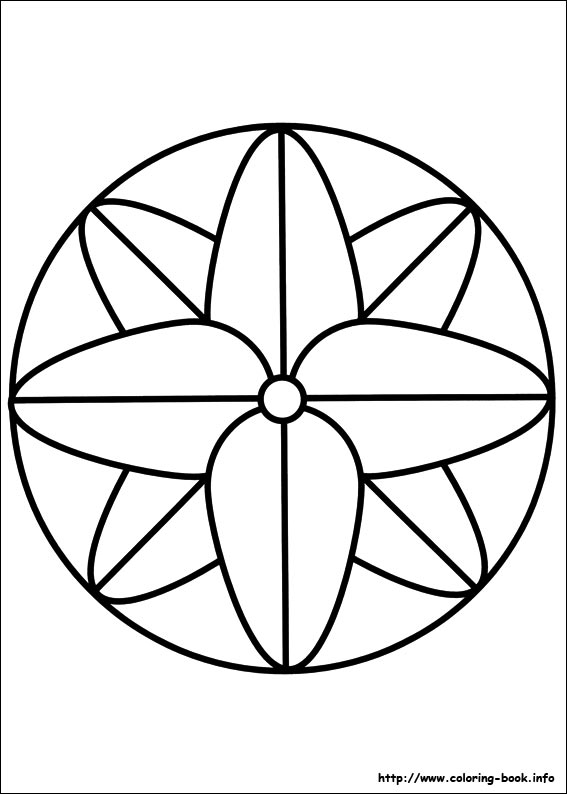 Mandalas coloring picture