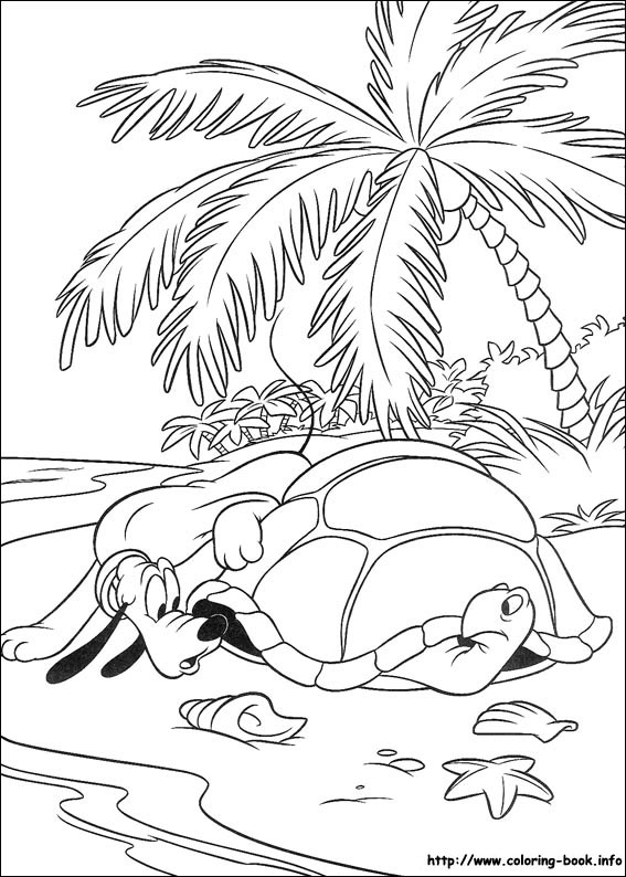 Mickey coloring picture