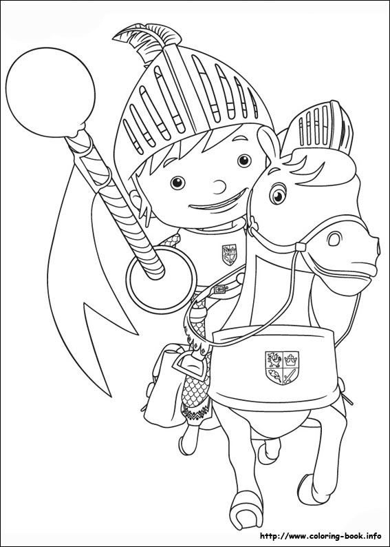 Mike the Knight coloring picture