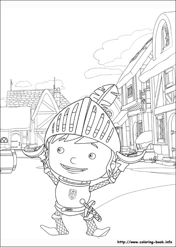 Mike the Knight coloring picture