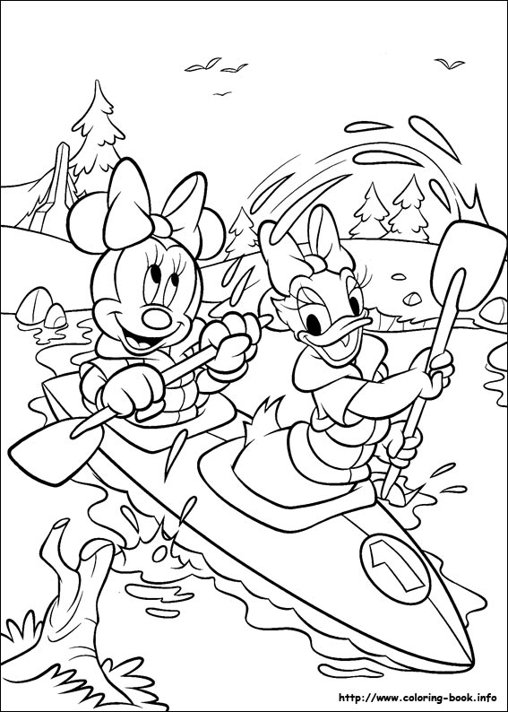 Minnie Mouse coloring picture