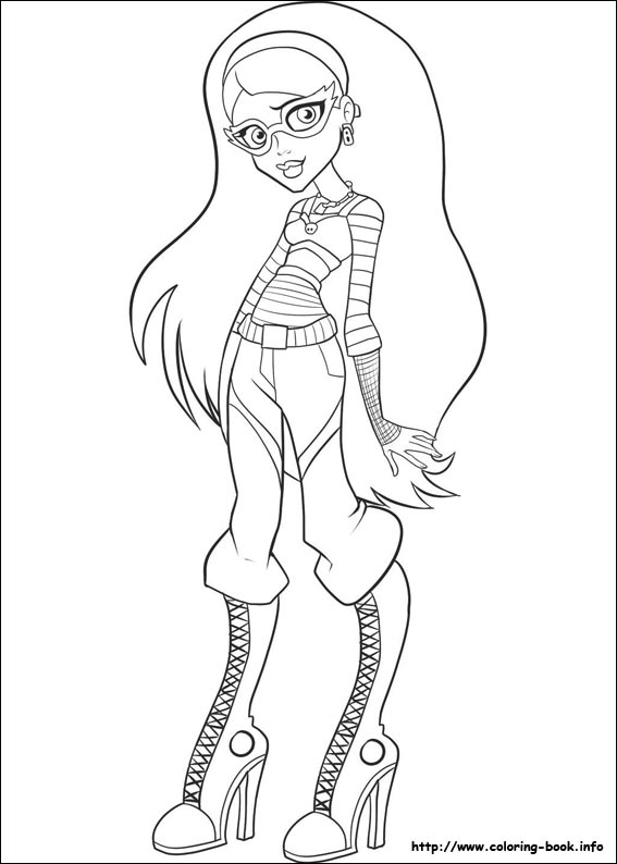 Monster High coloring picture