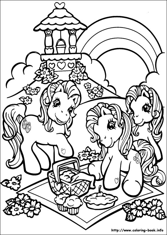 My Little Pony coloring picture