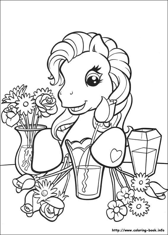 My Little Pony coloring picture