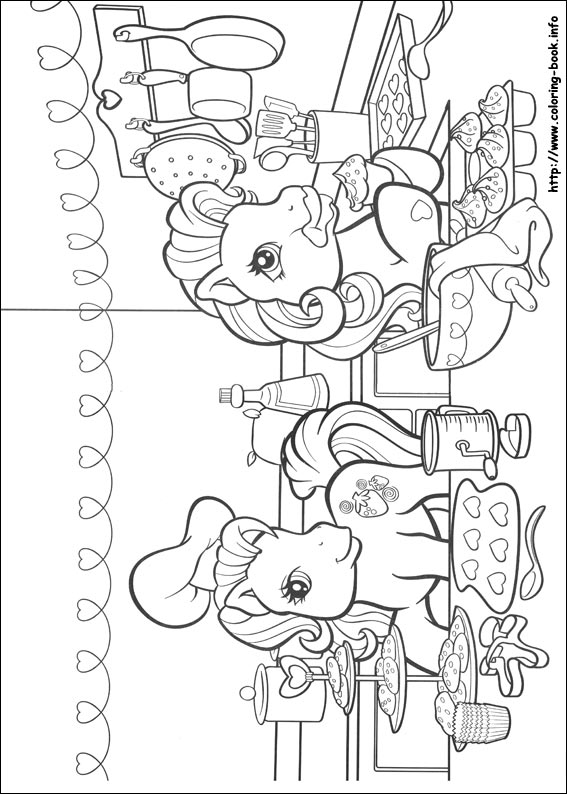 My Little Pony coloring picture