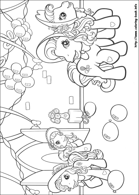 My Little Pony coloring picture