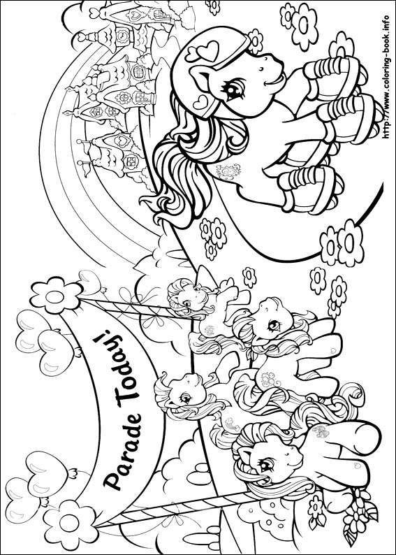 My Little Pony coloring picture
