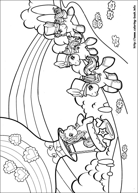My Little Pony coloring picture