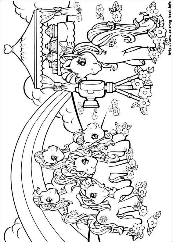 My Little Pony coloring picture
