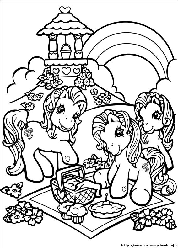 My Little Pony coloring picture