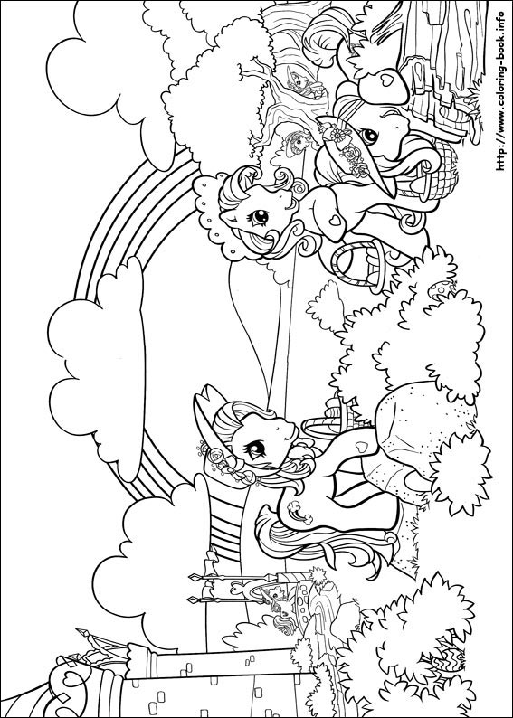 My Little Pony coloring picture
