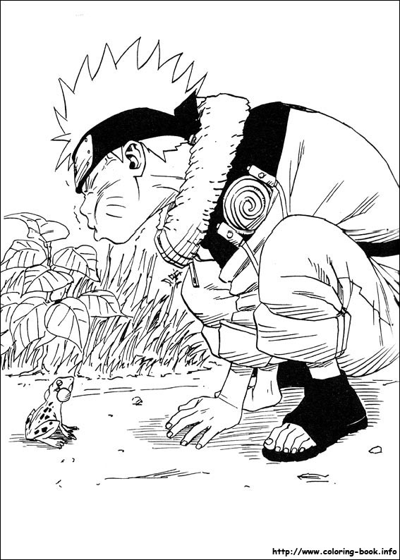 Naruto coloring picture