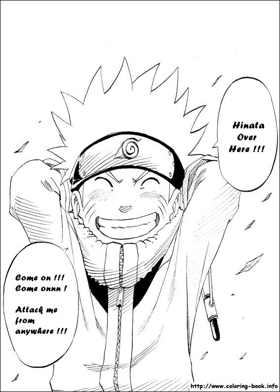 Naruto coloring picture