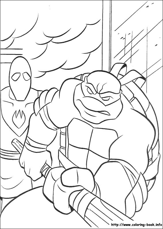 Teenage Mutant Ninja Turtles Coloring Picture Teenage Mutant Ninja Turtles Coloring Picture