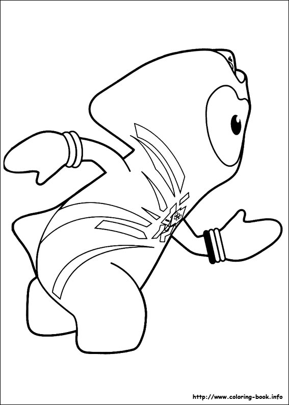 Olympic Games coloring picture