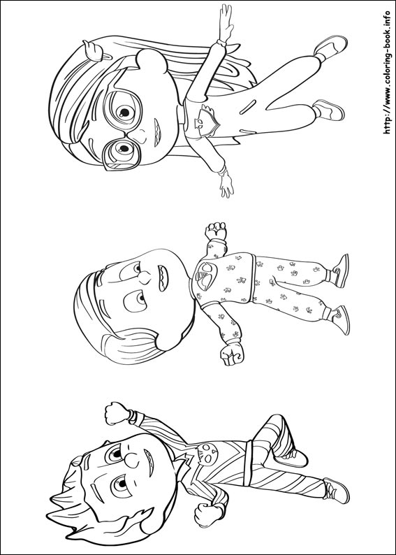 PJ Masks coloring picture