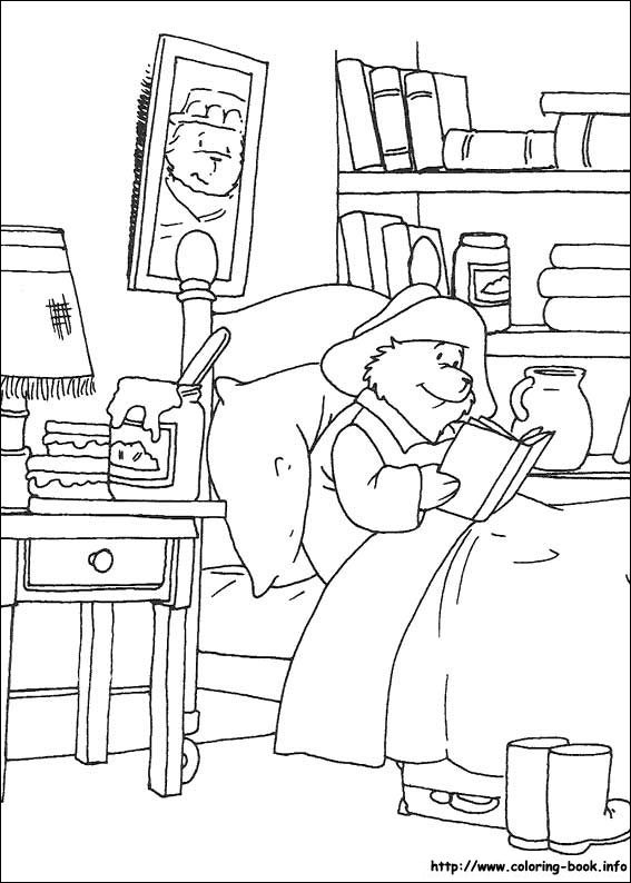 Paddington Bear coloring picture