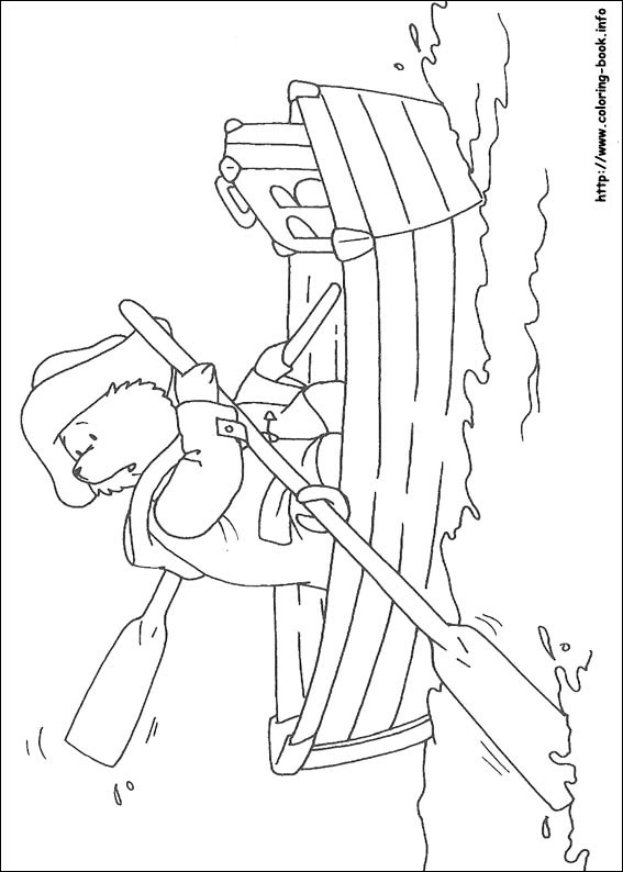 Paddington Bear coloring picture