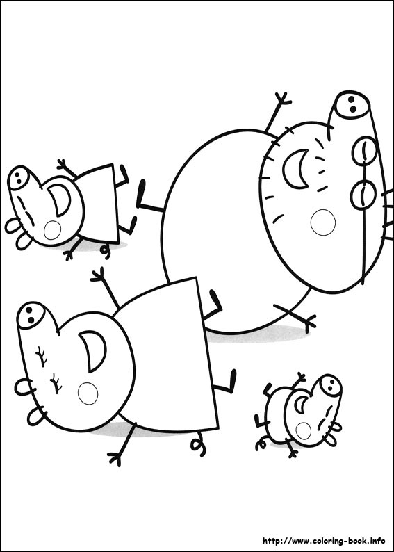 Peppa Pig coloring picture