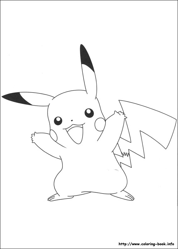 Pokemon coloring picture