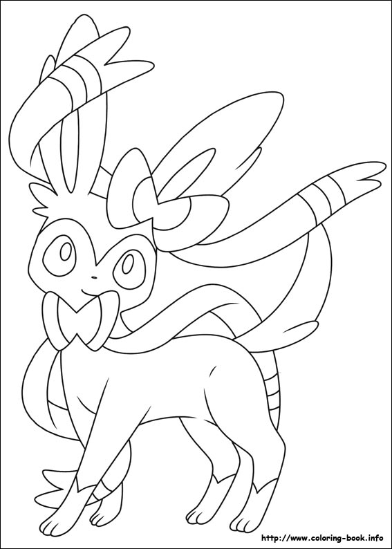 Pokemon coloring picture