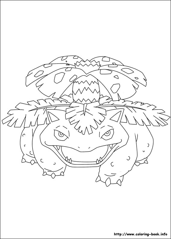 Pokemon coloring picture