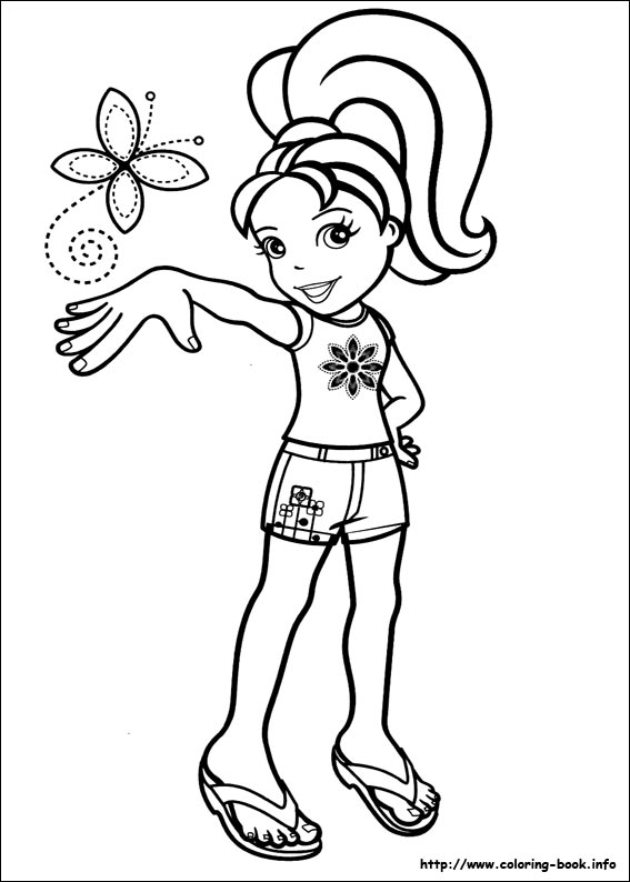 Polly Pocket coloring picture