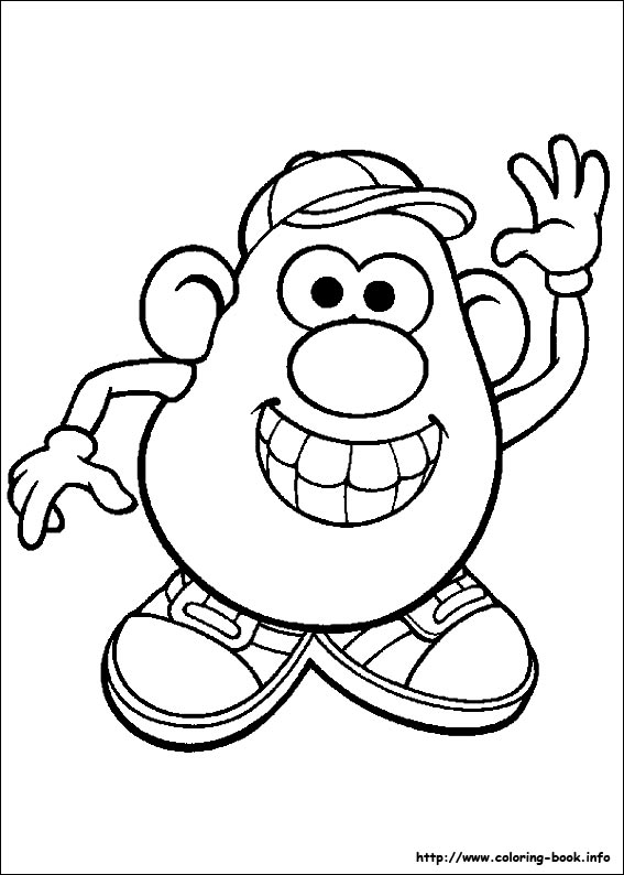 Mr. Potato Head coloring picture