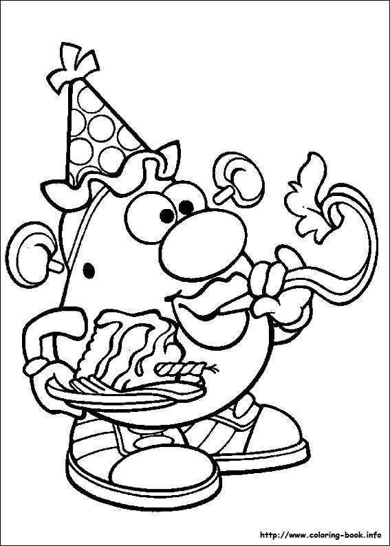 Mr. Potato Head coloring picture