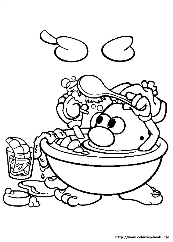 Mr. Potato Head coloring picture