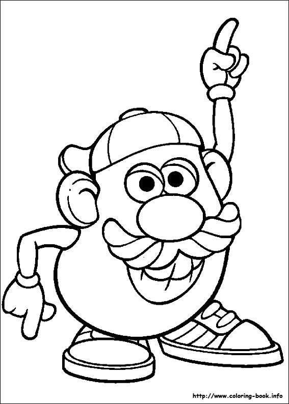 Mr. Potato Head coloring picture