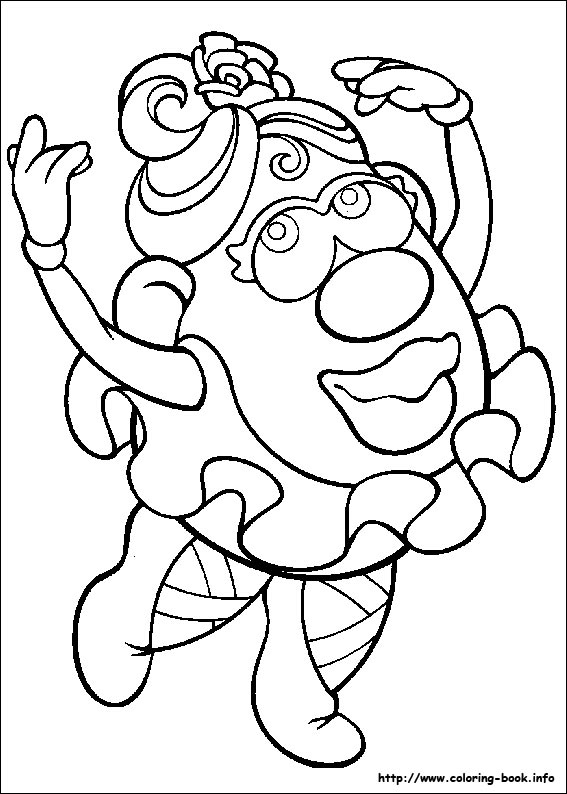 Mr. Potato Head coloring picture
