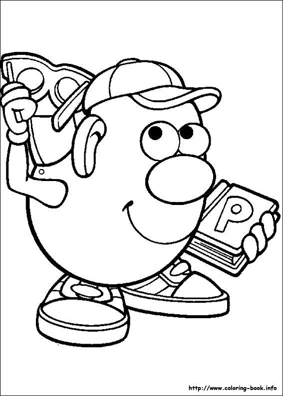 Mr. Potato Head coloring picture
