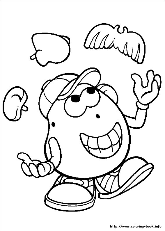 Mr. Potato Head coloring picture