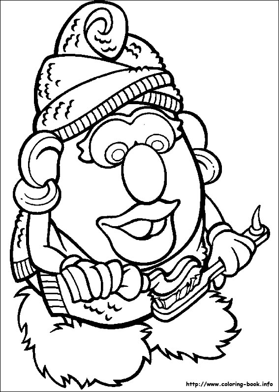 Mr. Potato Head coloring picture