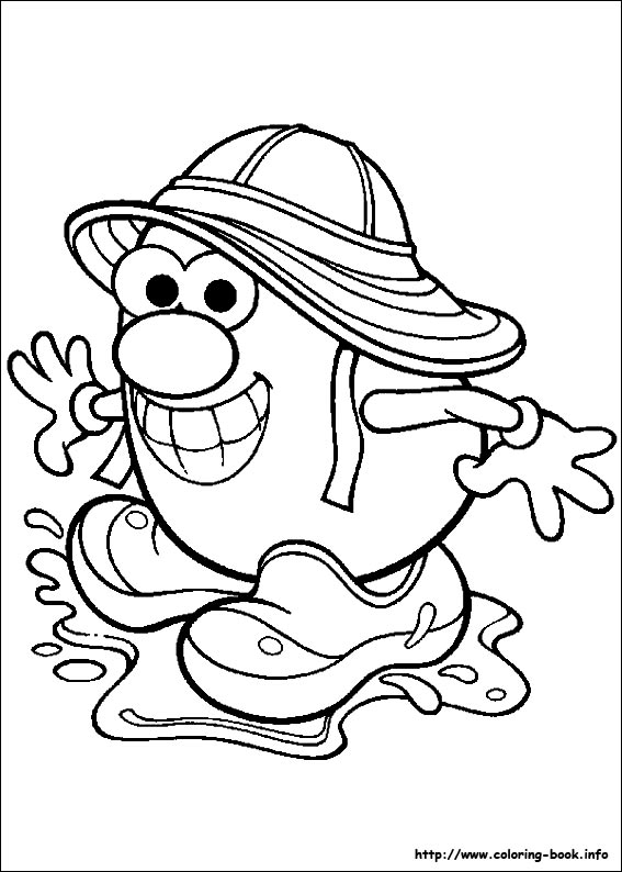 Mr. Potato Head coloring picture