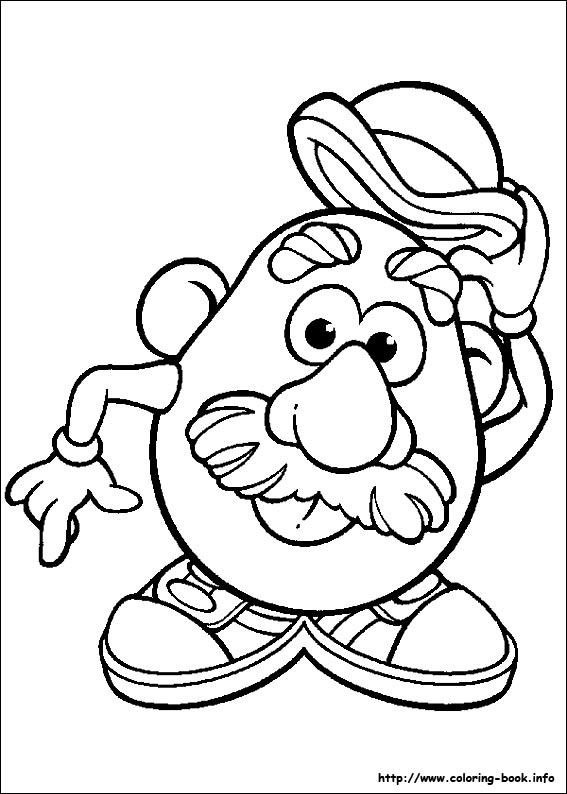 Mr. Potato Head coloring picture