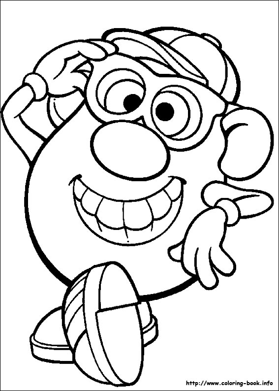 Mr. Potato Head coloring picture