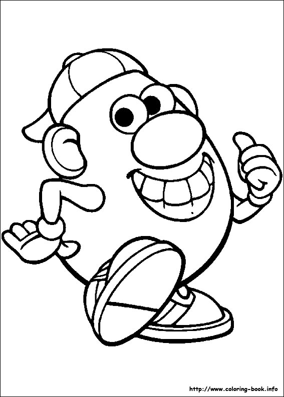 Mr. Potato Head coloring picture