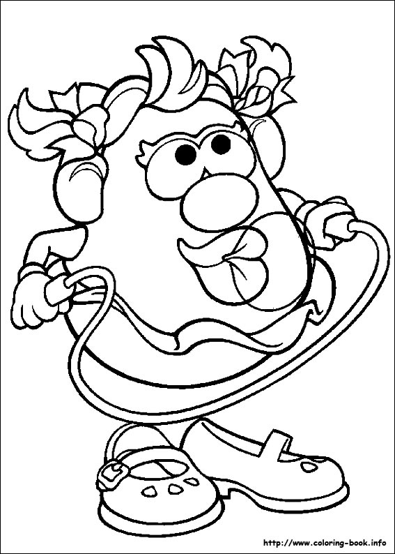 Mr. Potato Head coloring picture