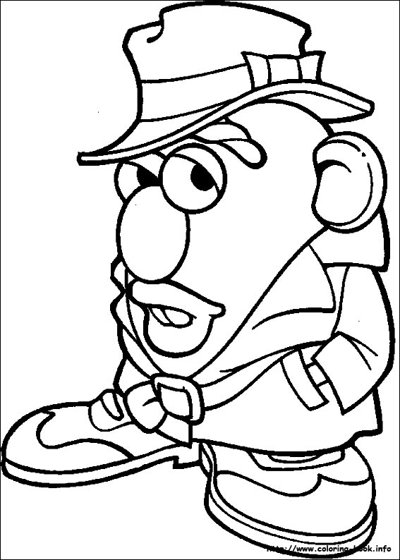 Mr. Potato Head coloring picture