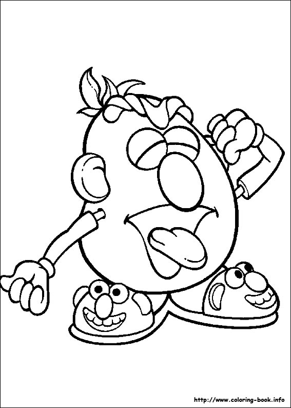 Mr. Potato Head coloring picture