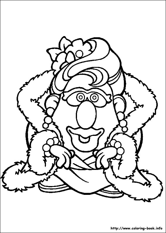 Mr. Potato Head coloring picture