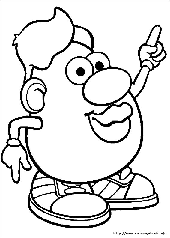 Mr. Potato Head coloring picture