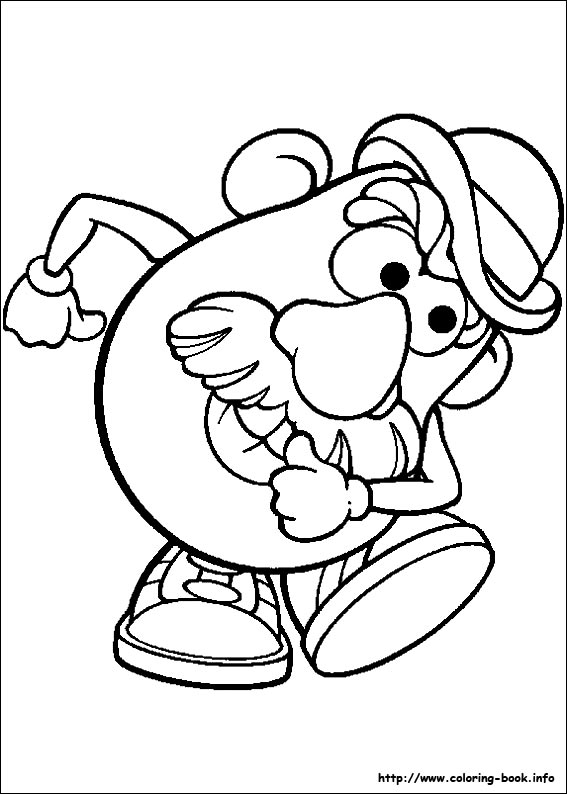Mr. Potato Head coloring picture